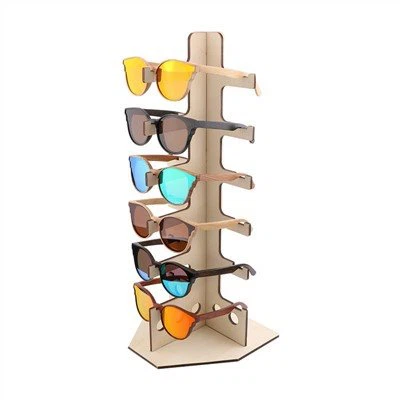 Dřevěné sluneční brýle Display Stand